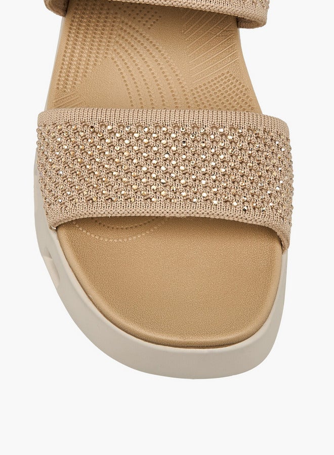 Le Confort Women Embellished Flyknit Sandals Ramadan Collection - Image 4